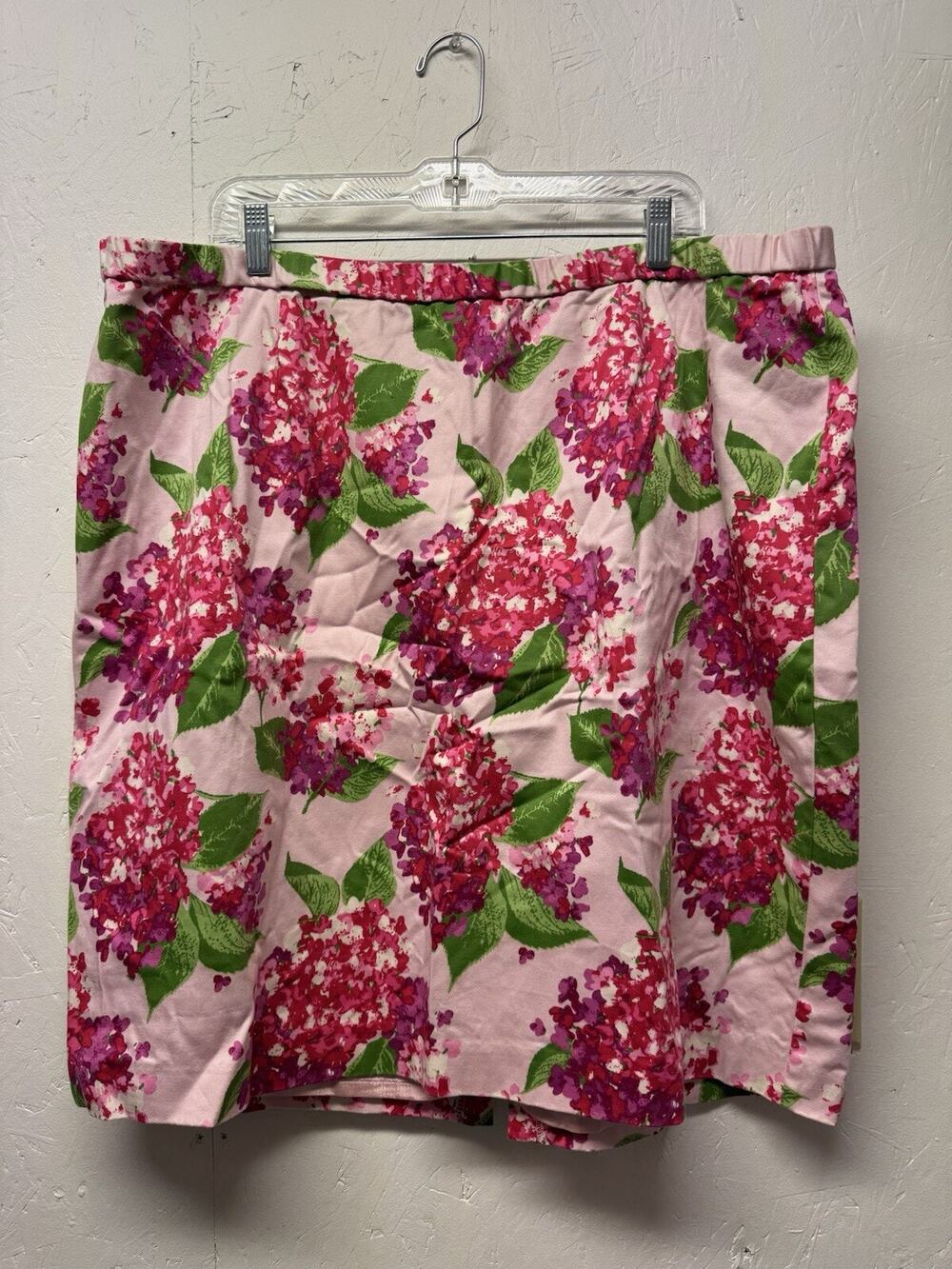 Women’s Skirt 2X Pink Floral Vintage Cottage Fairy 90s Pastel Romantic Feminine